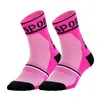 Men's Socks 2 Pairs/lots Mens Sox Brand Men Sock High Quality Anklets Unisex Compression Professional Riding Half-hose