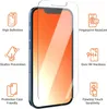 Wholesale 2.5D Screen Protector For iPhone 14 Plus 13 12 pro max 6.7 mini 5.4 Film Galaxy A73 A53 A72 A52 A71 A51 5G A02S Metro Tempered Glass with 10 in 1 Paper package