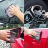 9Pcs Microfibre Car Wash Cleaning Tools Set Gloves Towels Applicator Pads Sponge Car Care Kit Wheel Brush Car Cleaning Kit 2012142302C