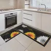 Carpets Kitchen Floor Mat Parlor Carpet Tableware Pattern Home Entrance Doormat Bath Washable Anti-slip Living Room Antifouling Rug