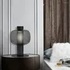 Tafellampen moderne glazen Noordse ontwerper Minimalistische LED -lichten Woonkamer Decoratie Slaapkamer Bedkamer Lamp Home Decor Bureau Licht