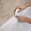 Profesyonel El Alet Setleri 3.2MX38mm Banyo Duş Lavabo Banyosu Sızdırmazlık Şerit Bant Beyaz PVC Kendi Kendinden Yapışkan Su Geçirmez Duvar Sticker