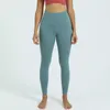 Nuevos deportes Leggings Mujeres Estiramiento Secado rápido Pantalones de yoga negros 20 colores Entrenamiento Gimnasio Cintura alta Lu # 2212 0MQH