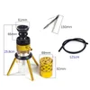 Kit colorido de tubos de estilo foguete com l￢mpada de led de l￢mpada de erva seca de tabaco tigela de ￡gua de pipinha de ￡gua remov￭vel ve￭culo de carro de m￣o shisha fumando cigarro bong titular