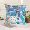 枕カートゥーン美しいアニメの女の子ドリフトボトル動物枕カバーカバーソファカーホームベッドルームの装飾