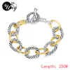 Charm Bracelets UNY Designer Brand David Inspired Antique Women Jewelry Vintage Christmas Gifts 2211059647437