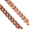 Länkarmband Wollet Jewelry Bio Magnetic Armband för kvinnor Dark Brown Color Health Care Healing Energy Magnet