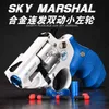 Gun Toys Sky Marshal Eloy Toy Gun Revolver Launcher Safe Soft Bullet Pistol Burst Weapon Model Airsoft Pneumatic Pistola for Kids T221105