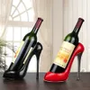 Resin High Heel Shoe Shaped Wine Bottle Holder Stylish Wine Shelf Rack Wedding Party Gift Home Kitchen Bar Accessories Preferred246D