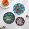Table Mats Boho Style Drinks Coasters Cup Mat Coffee Placemat PVC Kitchen Dining Bar Decorations