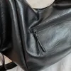 Designer Leather Tote Hobo Bag HBP Large Handbags for Women Big Shoulder Female Solid Color Simple Crossbody Bags Balck