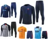 2022-2023 남성용 트랙 슈트 바르셀로나스 남성 바르카 세트 성인 Lewandowski F de Jong Training Suit Jacket Chandal Futbol Survetem213C