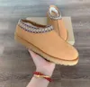 Aus klasyczne śniegowce botki zamszowe buty krótkie Mini kobiety utrzymuj ciepło mężczyzna kobiet pluszowe designerskie trampki Casual Chestnut Grey