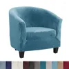 Chair Covers Big Stretch Tub Cover Velvet Club Slipcover Removable Sofa Split Style Armchair For Home And El Party