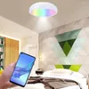 Tavan Işıkları Led Yuvarlak Düz Ultra İnce Işık Spot Işığı WiFi RGB Downlights