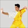 Этническая одежда Wushu Forment Clothing Dragon Wing Chun Martial Arts Training Shaolin Kungfu TA403