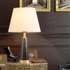 Table Lamps Elegant American Style Conical Ceramic Lamp For BedRoom Bedside Living Room Foyer Study Desk Reading Night Light 190137