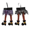 Christmas Decorations Cute Witch Legs Shape Hanging Decor Creative Eco-friendly Fabric Unique Holiday Durable Exquisite Halloween Doll