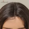 Lace Front Wigs Brown Highlight Golden Natural Wave Perruques en dentelle synthétique avec des cheveux de bébé pour les femmes noires Résistant à la chaleur usine directe