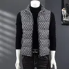 Mens Down Vests Designer Embrodered Luxury Letter Bandge Style Womens Downs Vest Warm Outerwear