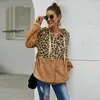 Damenjacken Herbst Winter Leopard Sweatshirts Frauen 2020 Langarm Mit Kapuze Hoodies Lässige Reißverschluss Hoodie Top Warmer Mantel Polerones Mujer T221105