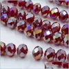 الزجاج 8mm AB ألوان Crystal Rondelle حبات 4 ملم الزجاج فضفاضة 145pcs/Lot DIY فاصل الحجر الطبيعي 48 جوانب الديكور التشيكي المجوهرات الأم DHH9U