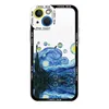 Luxushüllen Van Gogh Ölgemälde Klare Handyhüllen für iPhone 13 12 11 Pro Max 7 8 Plus SE X XS XR 14 Promax Transparente Hüllen