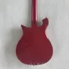 Nuovo prodotto chitarra elettrica rickenbacker 2 pezzi di pick-up foto reali chitarra di colore rosso