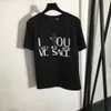 22S Designers T-shirts Fashion T Shirts Women Chest love Letter Shirt Color printing Pin tucked waist short sleeved T-shirt Casual Luxurys vercace shirt SML tee tops