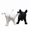 Plast French Bulldog Dog Mannequin för Pet Display EMS Black and White Two Color One Piece Per Box291C8347508