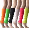 Women Socks Winter Knit Boot Cuffs Knee Warmer High Sock Colorful Highly Elastic Long