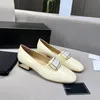 Scarpe mocassino in pelle nera di alta qualità da donna Décolleté con tacco piatto Mocassini penny preppy Mocassini da donna Lavoro da sposa