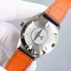 Reloj piloto SUPERCLONE LW adopta movimiento mecánico importado Eta2829 espejo de cristal de zafiro y correa del mismo material