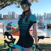 Yarış setleri 2022 Kadın Derileri Bisiklet Giysileri Triatlon Takım Yaz Giysileri Yol Bisiklet Tulum Ropa De Ciclismo MTB Takım Kiti