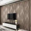 3D Gestreept Behang Voor Muren Roll Woonkamer TV Achtergrond Wanddecoratie Papier Behang Home Decor Modern Papier Peint261C1278027