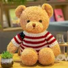 30 cm schattige teddybeer pluche speelgoed strikte trui beer kinder verjaardagscadeau