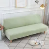 Крышка стулья с твердым цветом серии диван Складывание без подлокотника все включено в эластичное покрытие мебели.