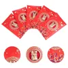 Presente Envoltório Envelope Vermelho Ano Pacote de Dinheiro Festival de Primavera Chinês 2023 Lucky Hongbao Envelopes Pacotes Zodíaco Saco Bolso
