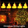 Saiten Ente Lichterkette Urlaub dekorative Lampe Weihnachten Licht Weihnachtsbaum Anhänger Fenster Vorhang Festival Dekor