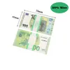 Prop Money Copy Banknot Calurety Party Fake Money Euro Prezent dla dzieci 50 dolarów bilet Faux Billet230Q