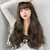 Hair Lace Wigs Female Style Temperament and Waist Long Curly Hair Big Wave Head Cover Wig