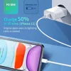 35W 20w 18w Pd Usb For Iphone 13 12 Pro Max 11 Xs Xr Mini Fast Charger Type C Qc 3.0 Quick Charging Cable Phone Charger