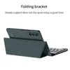 ￉tudes Holster du clavier sans fil Bluetooth pour Samsung Galaxy Z Fold 4 3 COUVERTURE MAGN￉TIQUE COUVERTURE DU CLEVES HARD