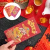 Emballage cadeau enveloppes rouges année chinois argent enveloppe Festival printemps Hongbao paquets paquet 2023 sac chanceux argent Lisee Xi