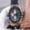 Najwyższej jakości JF Maker Mens Watch Super wersja 44mm 26401 26401ro.oo.a002ca.01 Działanie chronografu w 18K Rose Gold Cal.3126 Ruch Mechaniczne automatyczne zegarki męskie