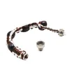 Одноразовый браслет с шейши -вейп металлический браслет с бисером ручной рукой с тканым табачным корабельным аксессуар