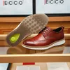 Sapatos de vestido de luxo masculino Lace-up Luxury Handmade Shoe masculino Faculdade de ar ao ar livre A9