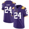 Homem Crianças Mulher Lsu Tigers Ncaa College Football 22 Clyde Edwards-helaire Jerseys Jamarr Chase Justin