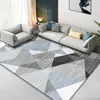 Carpets Nordic Marble Geometry Teenager Room Decoration For Living Bedroom Rug Non-slip Area Rugs Home Washable Mats