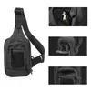 Tactical Shoulder Bag Militray Sling Crossbody Bag Hunting Chest Pack Concealed Gun Carry Pouch Handgun Holster Outdoor Camping W220225